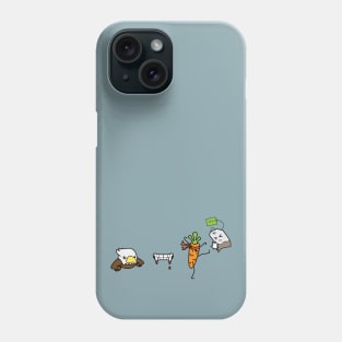 eagle + fang + carrot + tea Phone Case