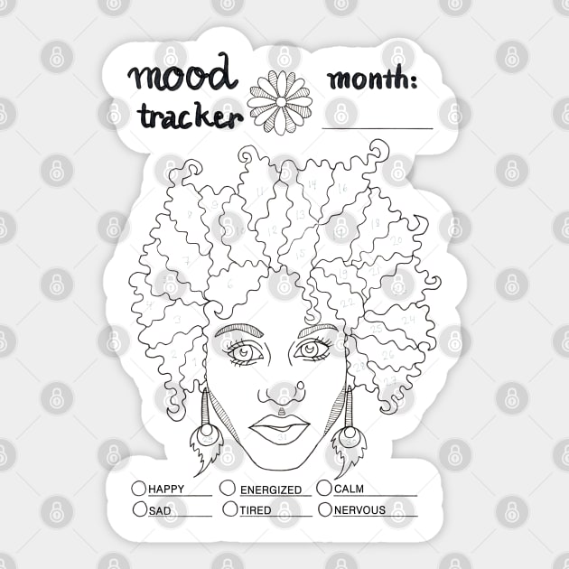 Daily Mood Tracker Planner Stickers