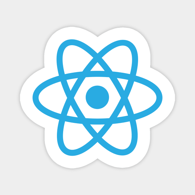 React JS Logo Magnet by hipstuff