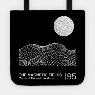 The Magnetic Fields / Minimalist Graphic Fan Artwork Design Tote