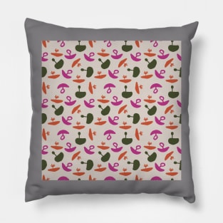 Respect your Singularity - Midcentury elements - Retro color Pillow