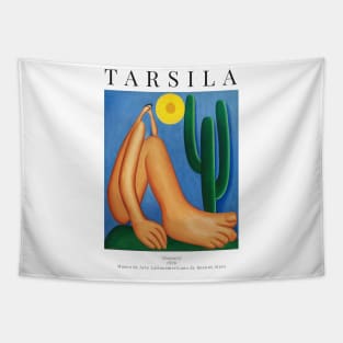 Abaporu - Tarsila do Amaral - Exhibition Poster Tapestry