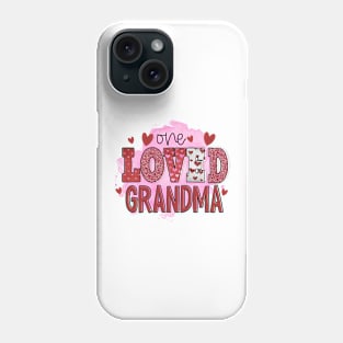 Cute One Love Grandmother Design Phone Case