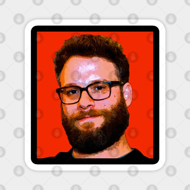 seth rogen Magnet by oryan80