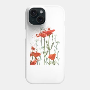 Poppies. Meadow Flowers. Phone Case