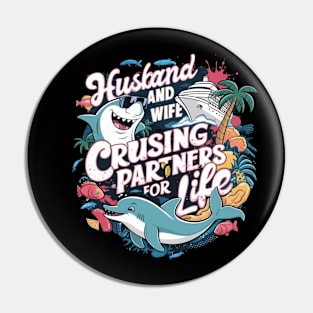 Family Cruise Husband and Wife Matching Cruise Ship Pin