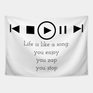Musique is life. Tapestry