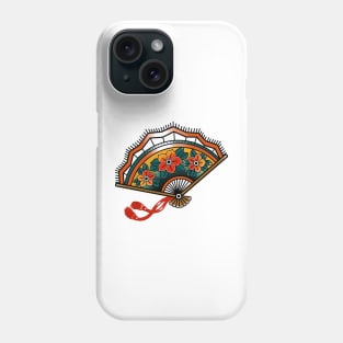 Japanese Fan Traditional Tattoo Flash Phone Case