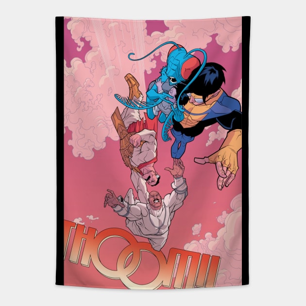 invincible omni man Tapestry by super villain