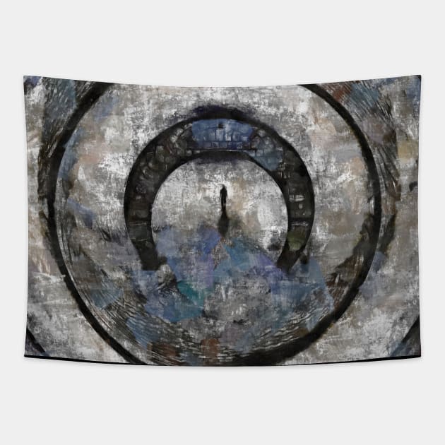 Tunnel of souls Tapestry by rolffimages