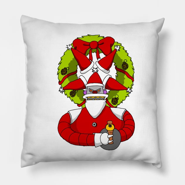 Not So Merry X-Mas Pillow by OneClassyBum