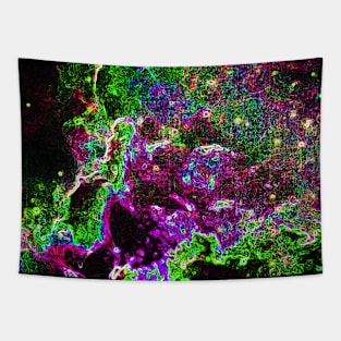 Black Panther Art - Glowing Edges 496 Tapestry