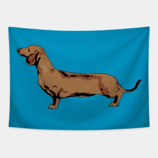 Red Smooth Haired Dachshund Tapestry