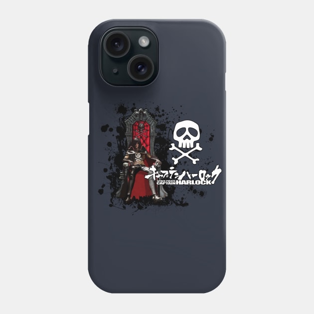 Captain Harlock Phone Case by SirTeealot