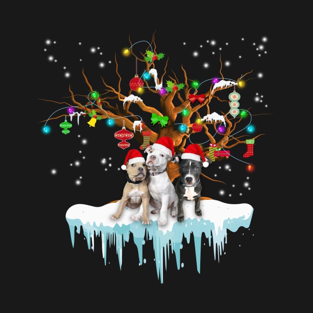 Christmas Pitbull by Komlin