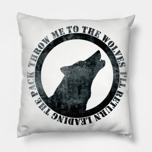 The Wolves Return Leading the Pack Pillow