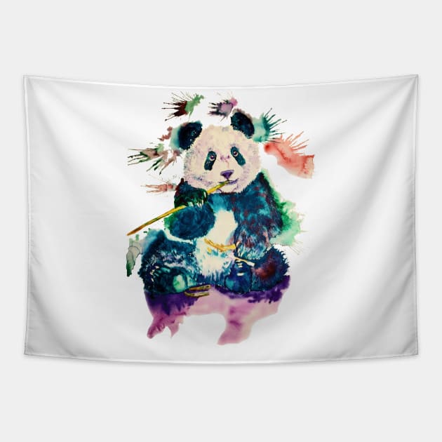 panda Tapestry by NemfisArt