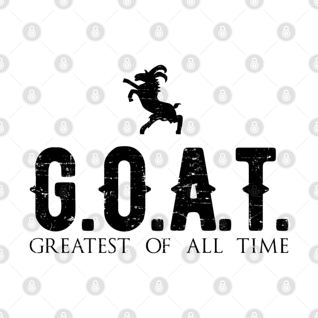 GOAT - greatest of all time / black vintage by vlada123