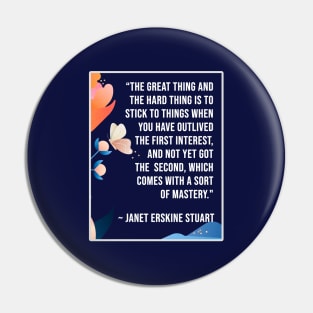 The Great Thing and the Hard Thing Pin