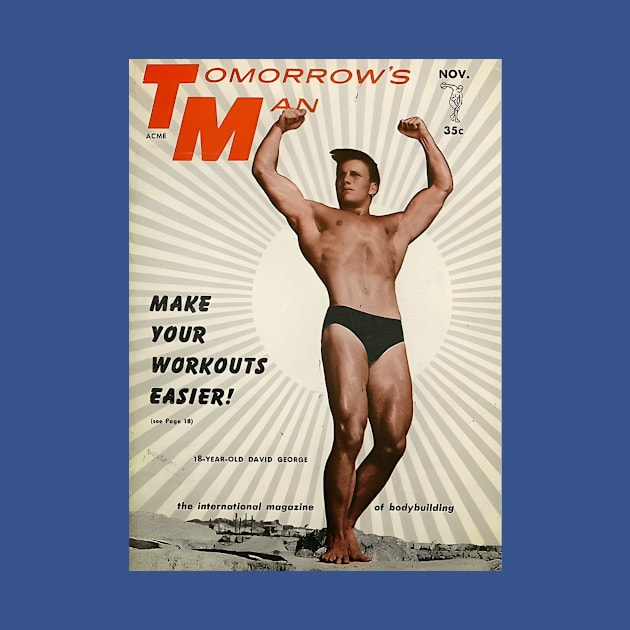 TOMORROW'S MAN - Vintage Physique Muscle Male Model Magazine Cover by SNAustralia