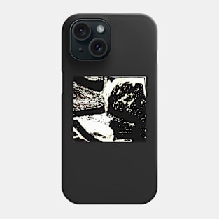 Rocks. Cross Symmetry. Abstract Photography. Phone Case