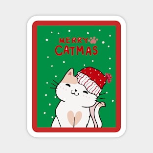 Gatito navideño Magnet