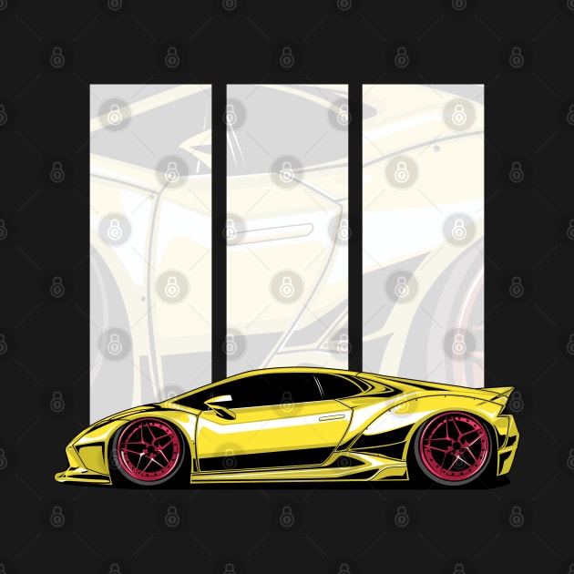 The Yellow Lamborghini by cargang