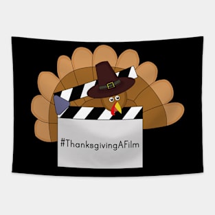 Thanksgiving A Film Turkey and Clapperboard Tapestry