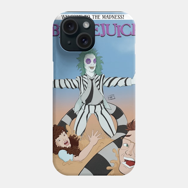 Beetlejuice! Phone Case by artofplo