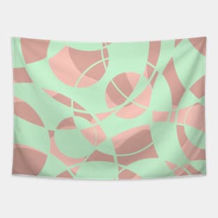 Green and Orange Pattern - Pattern collection Tapestry