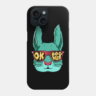 Ok Boomer Squirrel with Glasses Phone Case