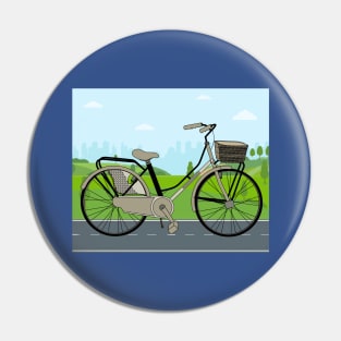 Retro Vintage Bicycle Biker Lover Pin