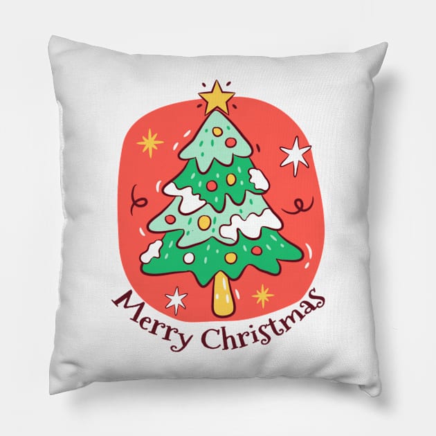 merry christmas Pillow by M_Mary