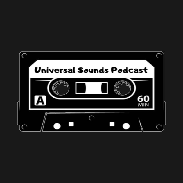 Universal Sounds Podcast Cassette Tee by Small Batch Network