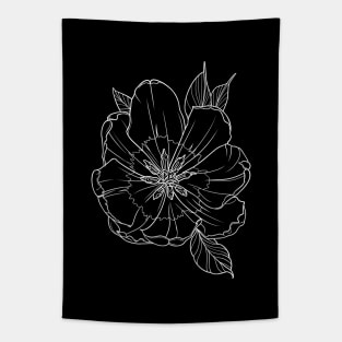 Tulip Black Tapestry