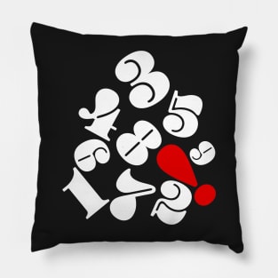 Beautiful Numbers Pillow