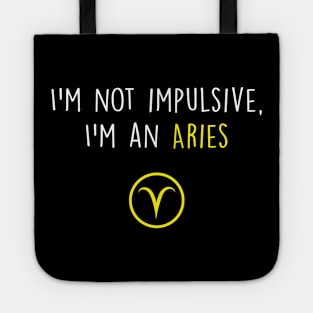 Aries Funny Tote