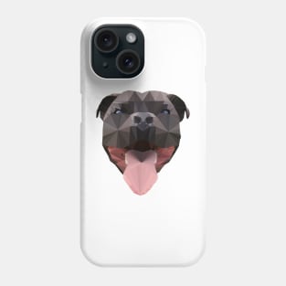 Staffordshire Bull Terrier Low Poly Phone Case