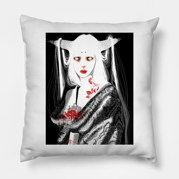 Yurei Pillow by MaliceGhoul