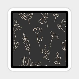 Floral Pattern Magnet