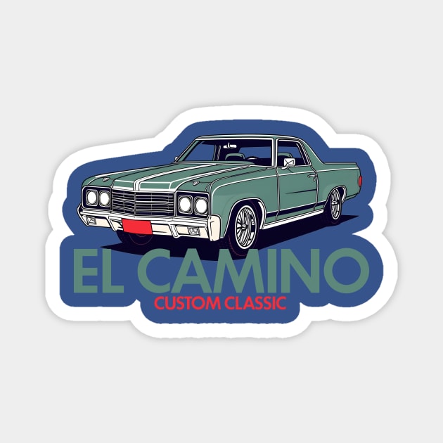Custom Classic El Camino Magnet by Quotee