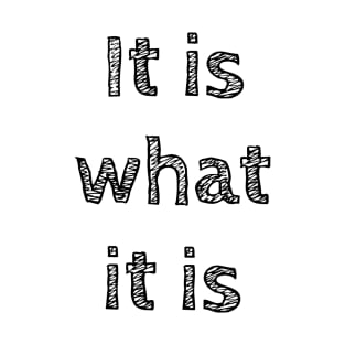 It is what it is T-Shirt