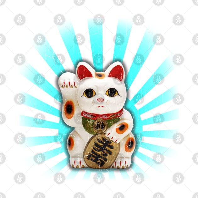 Lucky Cat - Maneki-neko by robotface