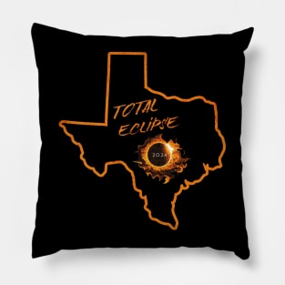 Total Eclipse 2024 Texas Pillow