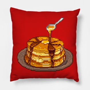 Pixelated pancakes Pillow