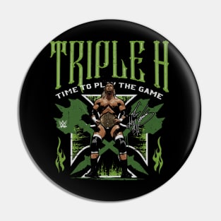 Triple H Time To Play The Game Pin