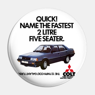 COLT GALANT TURBO - advert Pin