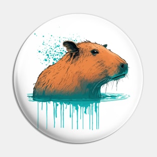 Capybara Pin