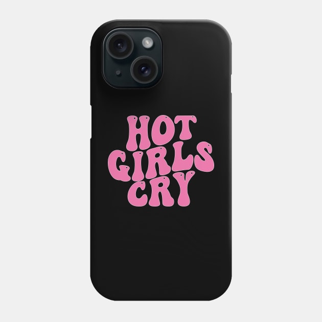 hot girls cry Phone Case by mdr design