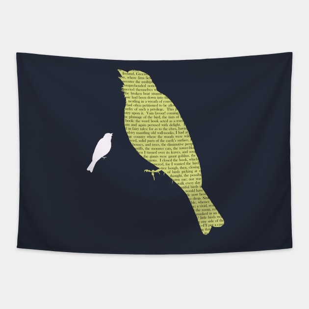 Charlotte Bronte: Jane Eyre Birds Tapestry by MarbleCloud